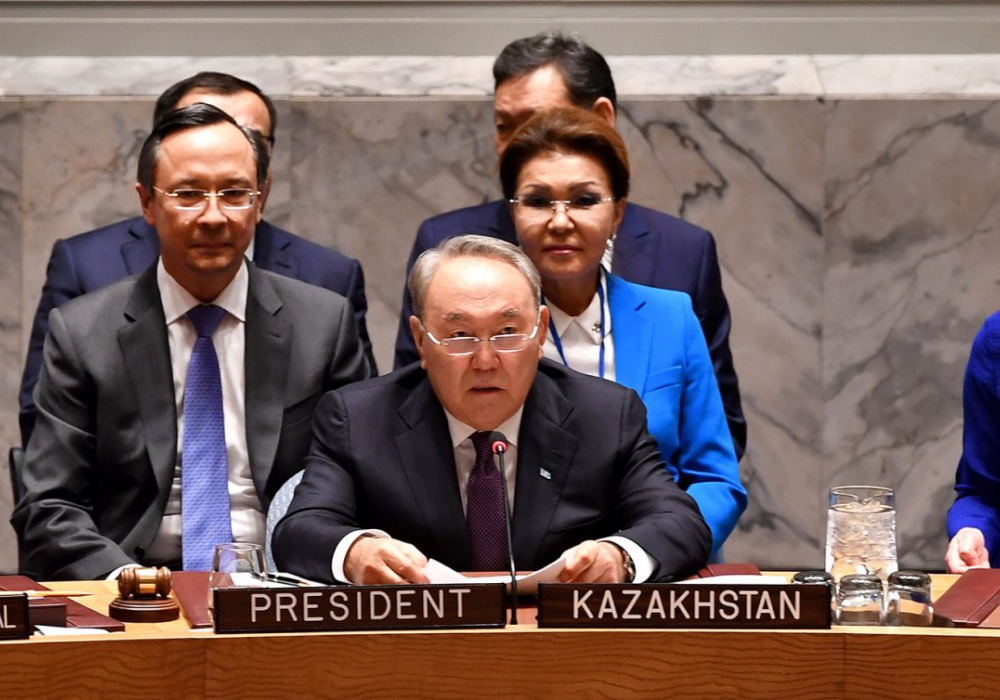 Елбасы Нұрсұлтан Назарбаевтың БҰҰ қауіпсіздік кеңесіндегі мәлімдемесі