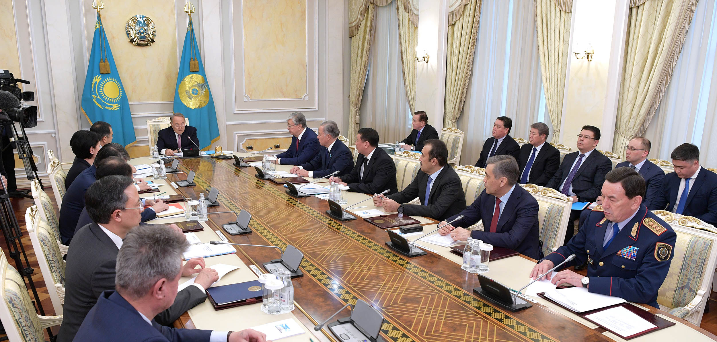 Мемлекет басшысы Нұрсұлтан Назарбаевтың төрағалығымен Қауіпсіздік кеңесінің отырысы өтті